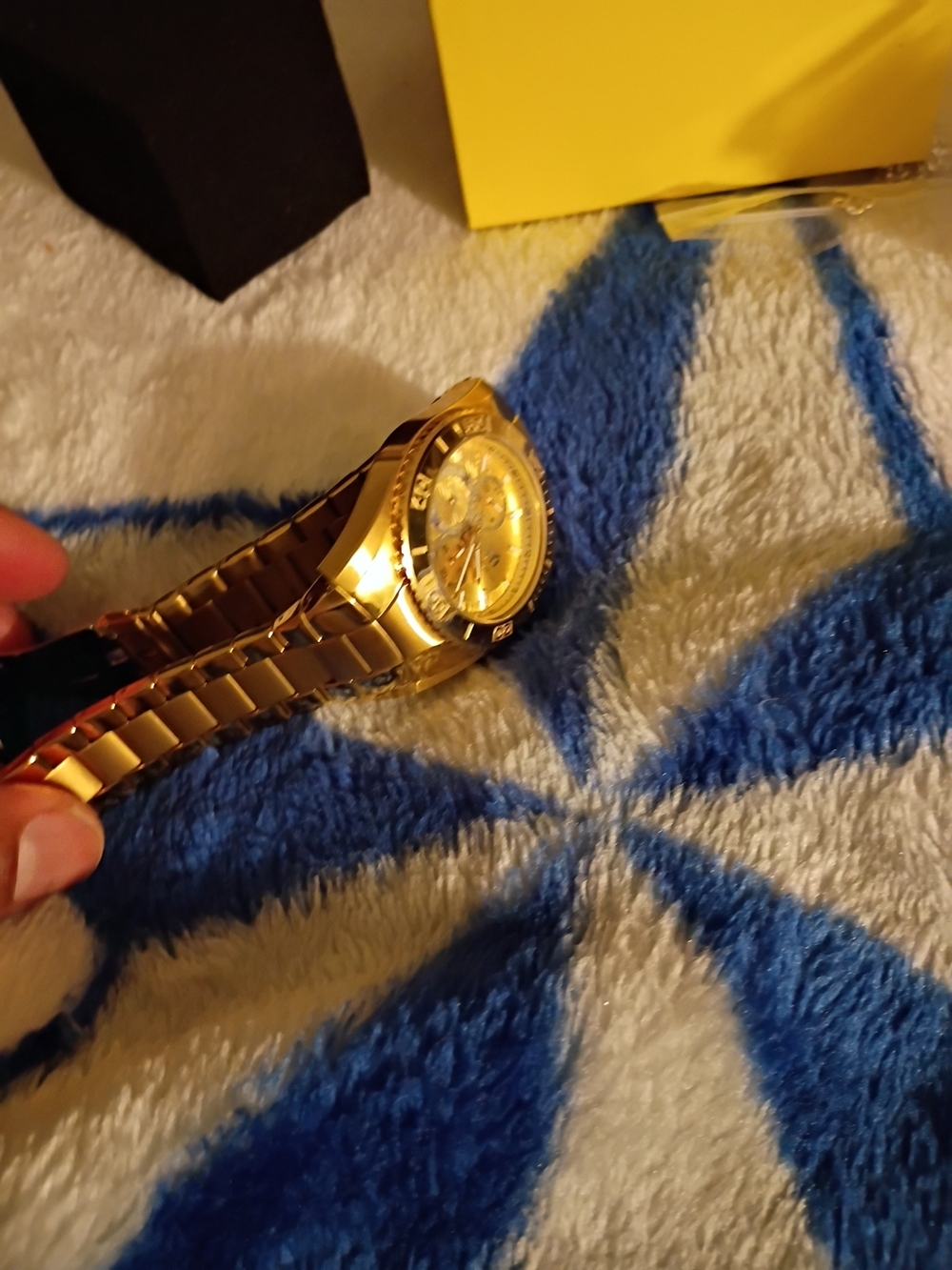 Invicta Gold Tone Chronograph Men's Watch - Picture 6 of 6